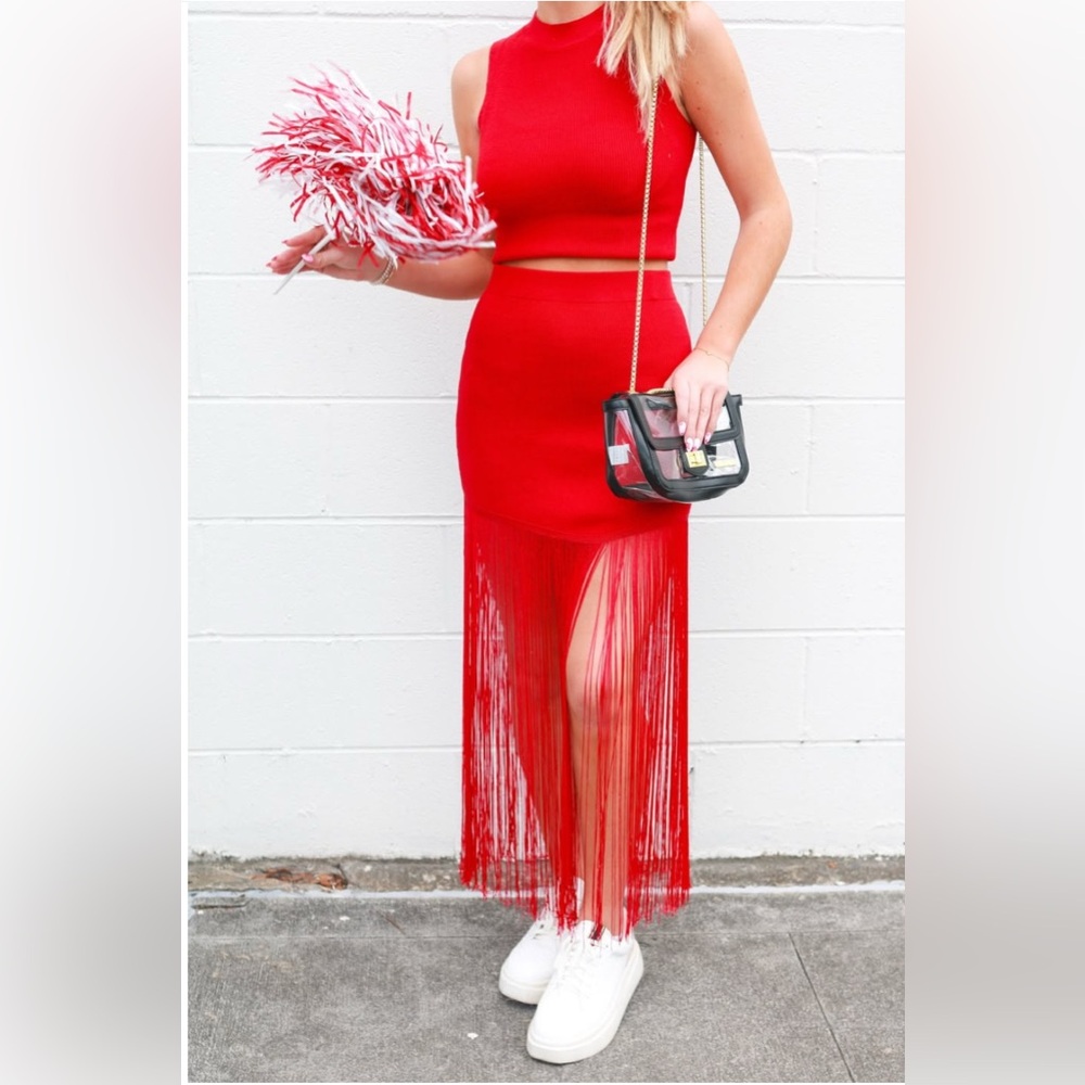 Red Two Piece Set (gameday)